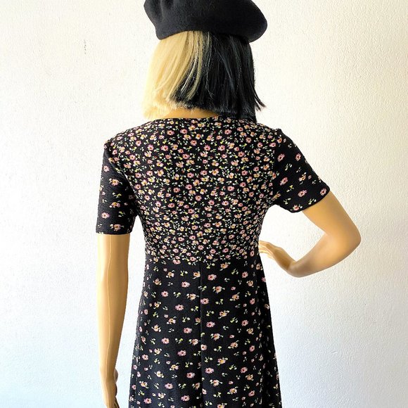 Petite Dress | Grunge Dress | Micro-Mini Dress | Empire Waist Dress | High-Waist - Picture 4 of 10